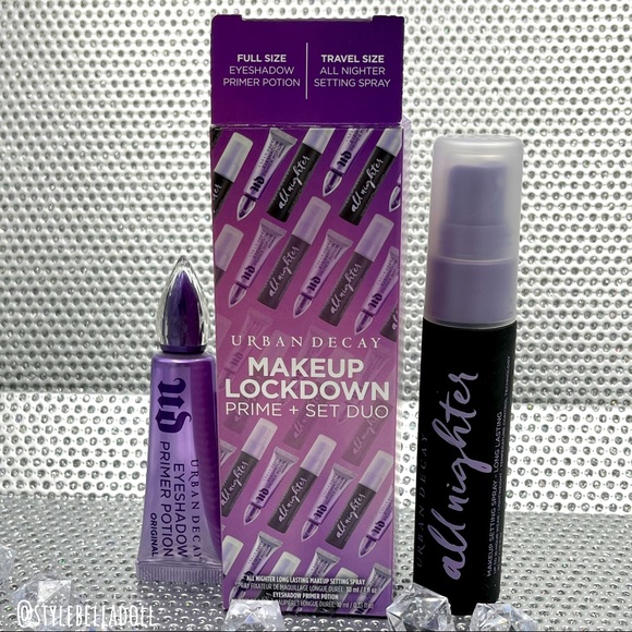🔥On Sale🆕 UD MAKEUP LOCKDOWN Prime & Set Duo - All Nighter + Primer Potion Set - Picture 5 of 15